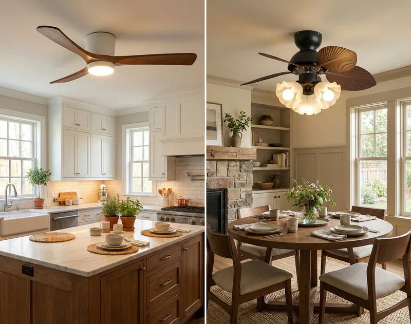 A Gentle Encounter of Wind and Light: The Design Charm of Ceiling Fan Lights