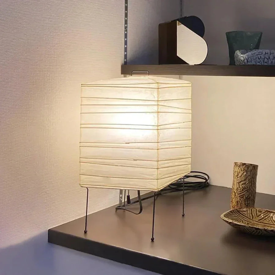 Akari Rectangular Paper 1X Table Lamp