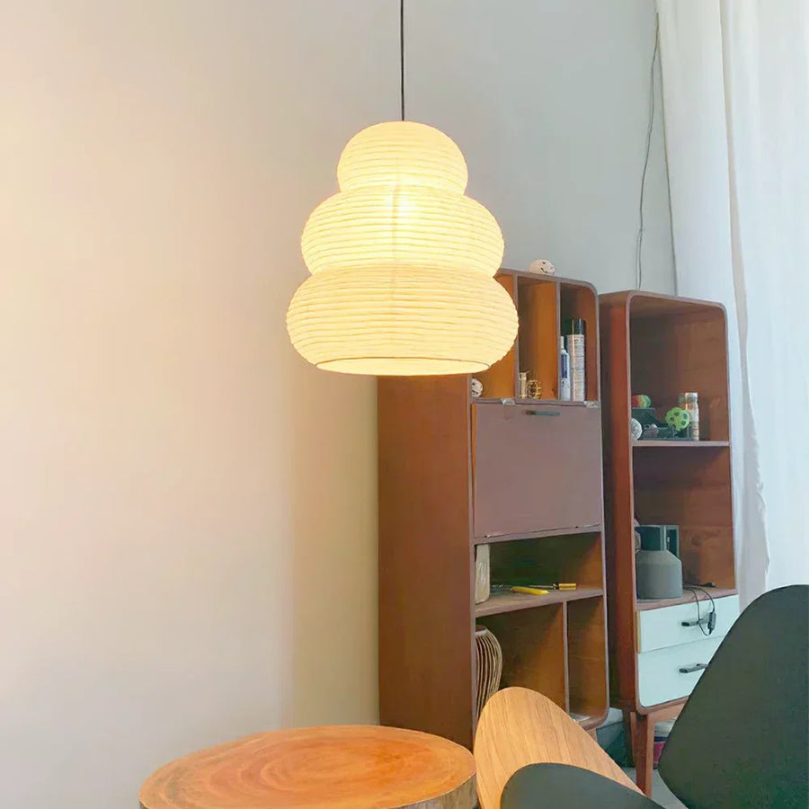 مصباح معلق ورق Akari Gourd Shaped 24N