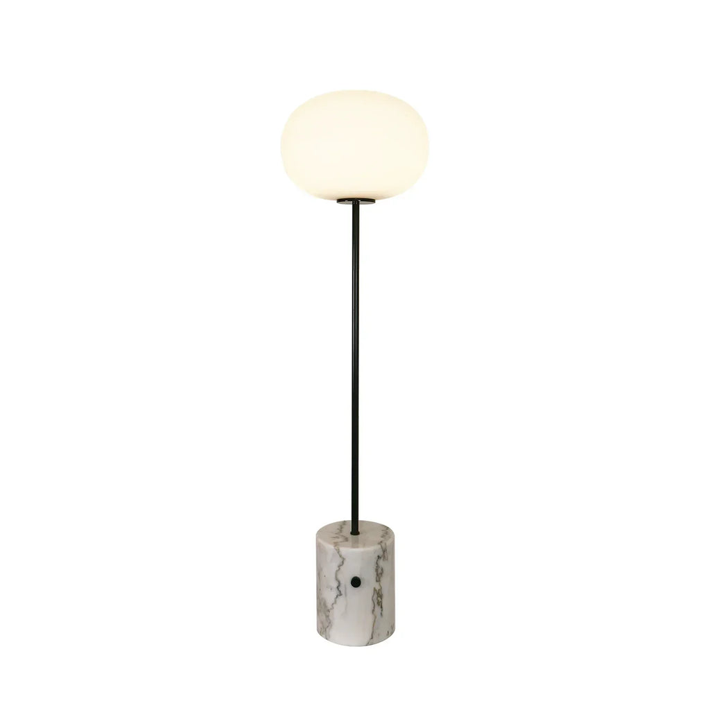 Pillar Lumina Glass Orb Floor Lamp - Vidirlighting