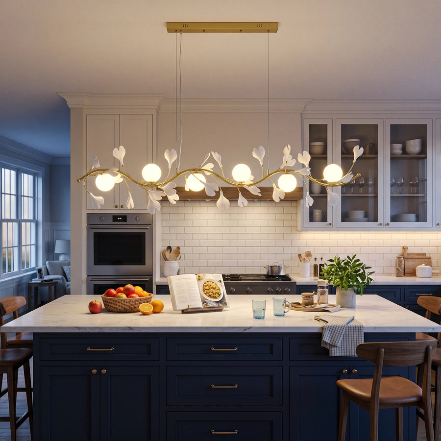 Ginkgo Vine Linear Chandelier