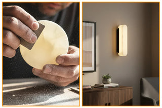 From a Stone to a Work of Art: The Allure of Alabaster Lamp Design - Vidirlighting