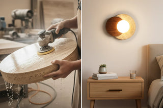 🎉 Material Selection Guide: The Timeless Charm of Travertine Wall Lamps in Lighting Design