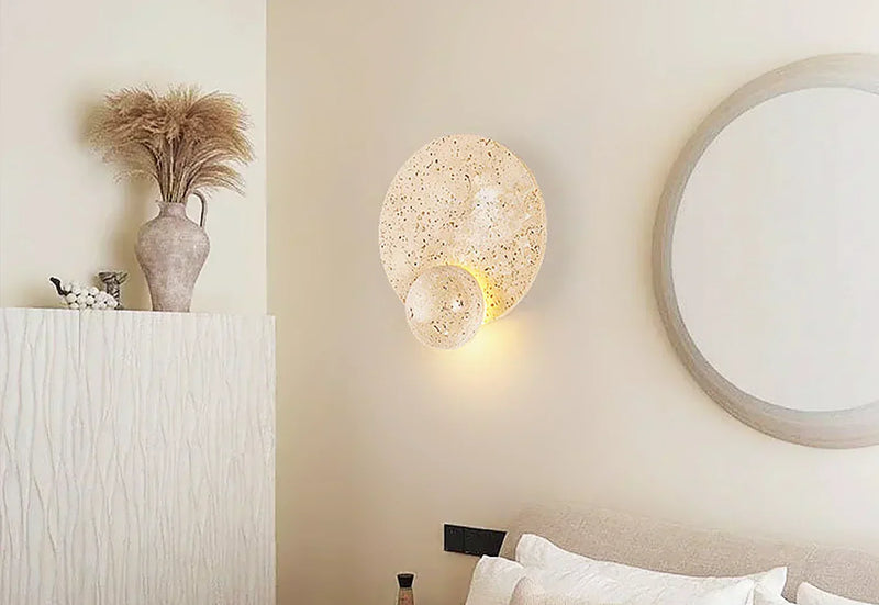 Timeless Elegance: Discover the Natural Beauty of Travertine Wall Lamps