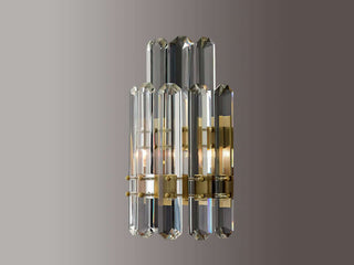 Brass wall sconces