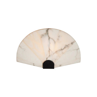 Fan Shaped Alabaster Wall Light