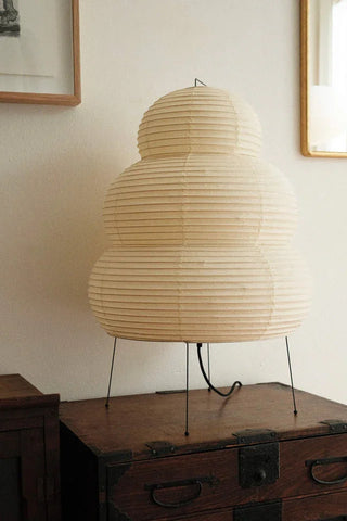 Akari Gourd Shaped Paper 25N Table Lamp