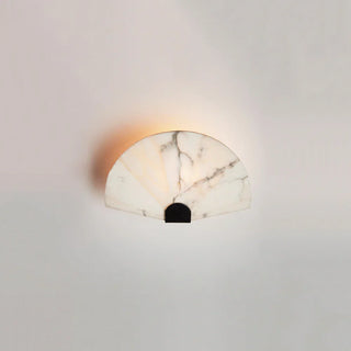 Fan Shaped Alabaster Wall Light