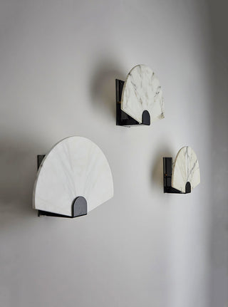 Fan Shaped Alabaster Wall Light