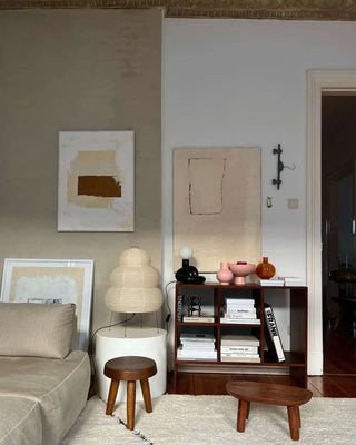 Akari Gourd Shaped Paper 25N Table Lamp