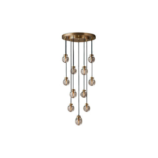 Fantasy Pearl Ball Round Chandelier 22"