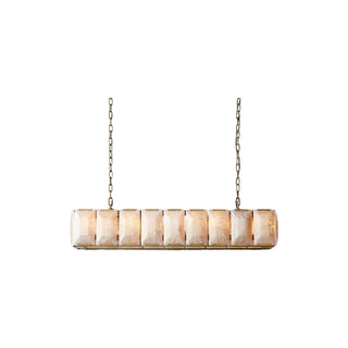 Harson Calcite Rectangular Chandelier 62"