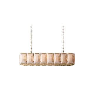 Harson Calcite Rectangular Chandelier 54"