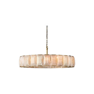 Harson Calcite Round Chandelier 60"