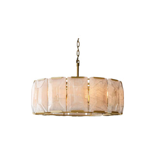 Harson Calcite Round Chandelier 31"