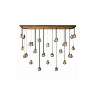 Fantasy Pearl Ball Linear Chandelier 72"