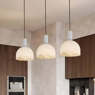 Acorn Alabaster Pendant Light