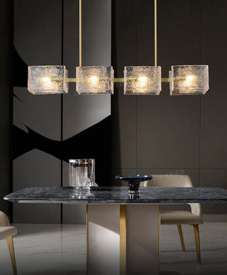 long water ripple Chandelier