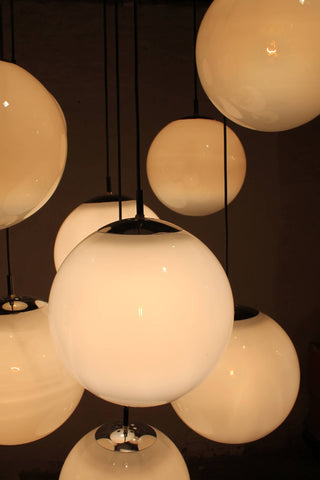 Bola Sphere Pendant Light.Bola Sphere.Bola Sphere LED Globe Pendant by Pablo Designs.Bola sphere chandelier.Bola sphere pendant.