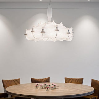 Zeppelin Chandelier. Zeppelin 1 Pendant Lamp. Flos Zeppelin White Suspension Lamp. Zeppelin FLOS chandelier. Zeppelin Suspension.