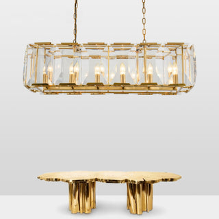 Crystal Luxury Rectangular Chandelier