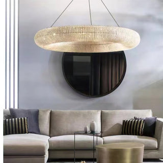 Crystal Clear Round Chandelier