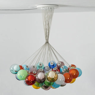 28 Multiple Colour Chandelier - Cluster