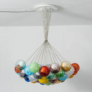28 Multiple Colour Chandelier - Cluster