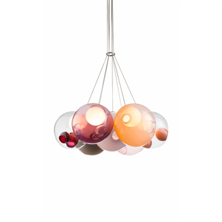 28 Multiple Colour Chandelier - Cluster