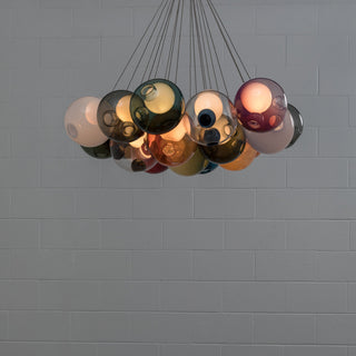 28 Multiple Colour Chandelier - Cluster