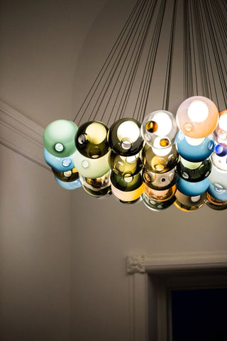 28 Multiple Colour Chandelier - Cluster