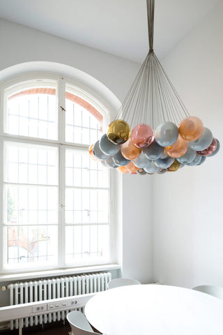 28 Multiple Colour Chandelier - Cluster