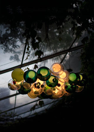 28 Multiple Colour Chandelier - Cluster