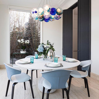 28 Multiple Colour Chandelier - Cluster