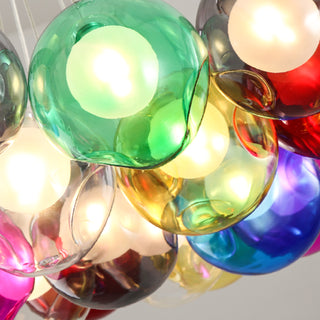 28 Multiple Colour Chandelier - Cluster