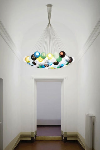 28 Multiple Colour Chandelier - Cluster