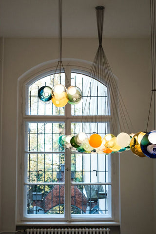 28 Multiple Colour Chandelier - Cluster