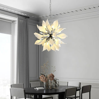 Ceramic Petals Blooming Chandelier