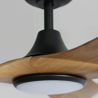 3-Blade Volant Sculptural Ceiling Fan Light