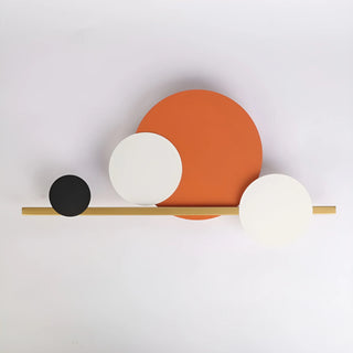 Circular 4 Ring Linear Wall Lamp