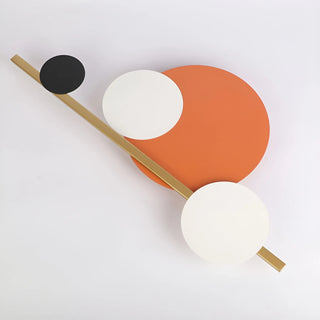 Circular 4 Ring Linear Wall Lamp