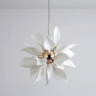 Ceramic Petals Blooming Chandelier