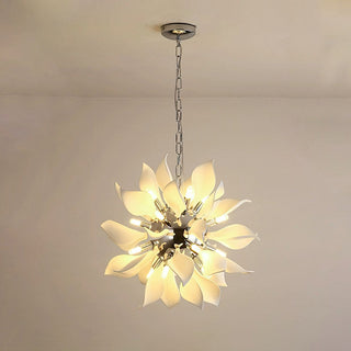 Ceramic Petals Blooming Chandelier