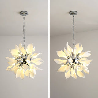 Ceramic Petals Blooming Chandelier