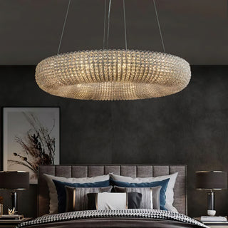 Crystal Clear Round Chandelier