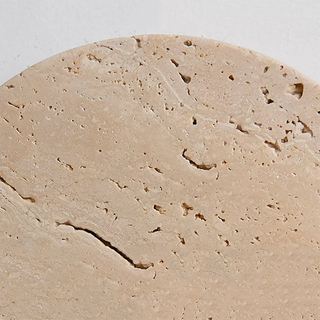 Travertine Blob Glass Wall Lamp