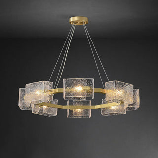 Water ripple Glass  Chandelier