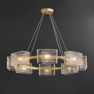 Water ripple Glass  Chandelier