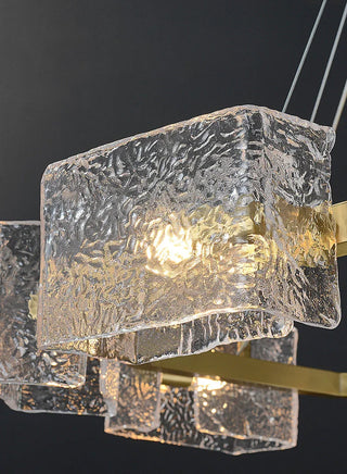 Water ripple Glass  Chandelier