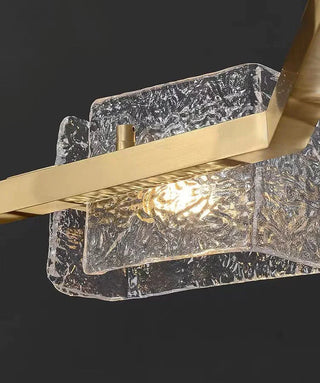 Water ripple Glass  Chandelier